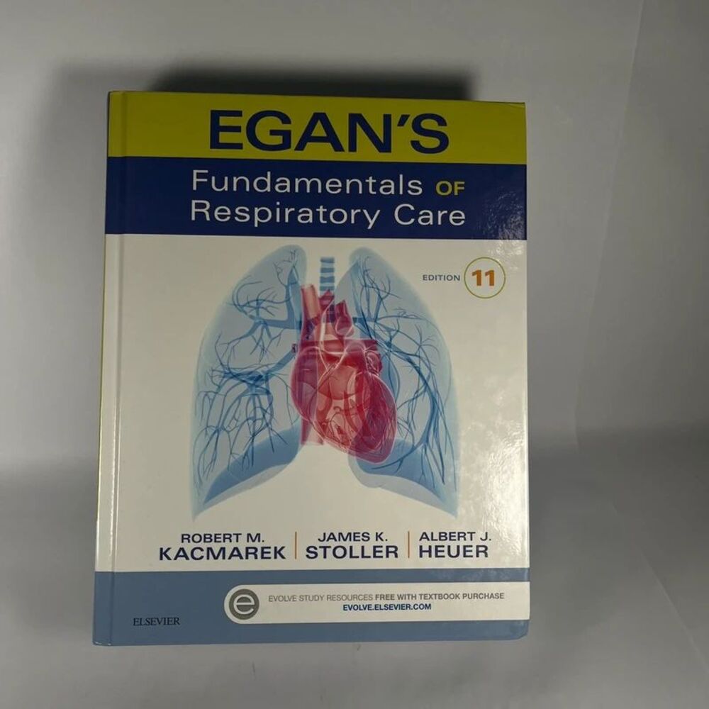 Egan's Fundamentals of Respiratory Care 11th Ed Hardcover textbook